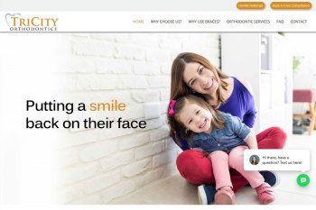 Kitchener Waterloo Website Design - TriCity Orthodontics