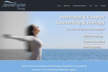 Kitchener Waterloo Website Design - Janine Fischer Therapy