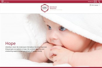 Kitchener Waterloo Website Design - One fertility