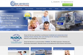 Kitchener Waterloo Website Design - Orsan Air Services