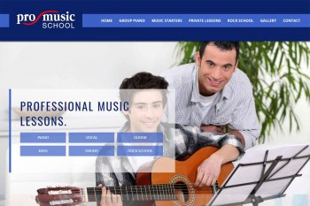 Kitchener Waterloo Website Design - Pro Music