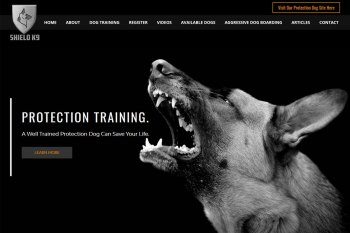 Kitchener Waterloo Website Design - Shield K9